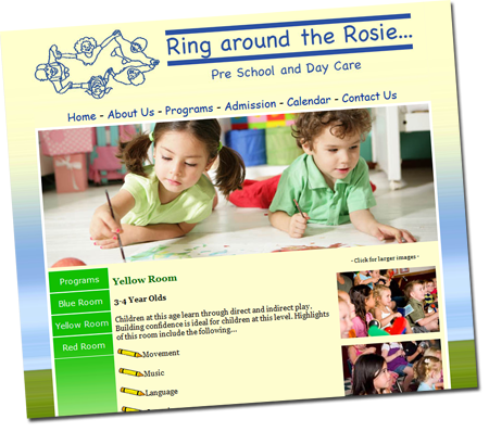 Ring Around the Rosie Preschool Slide 2
